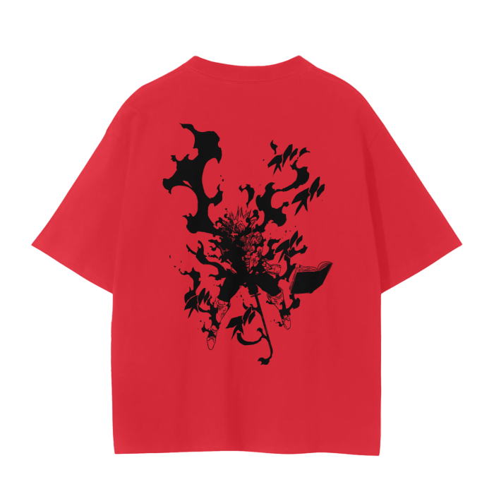 Grimoire Rise Graffiti Streetwear Shirt Red