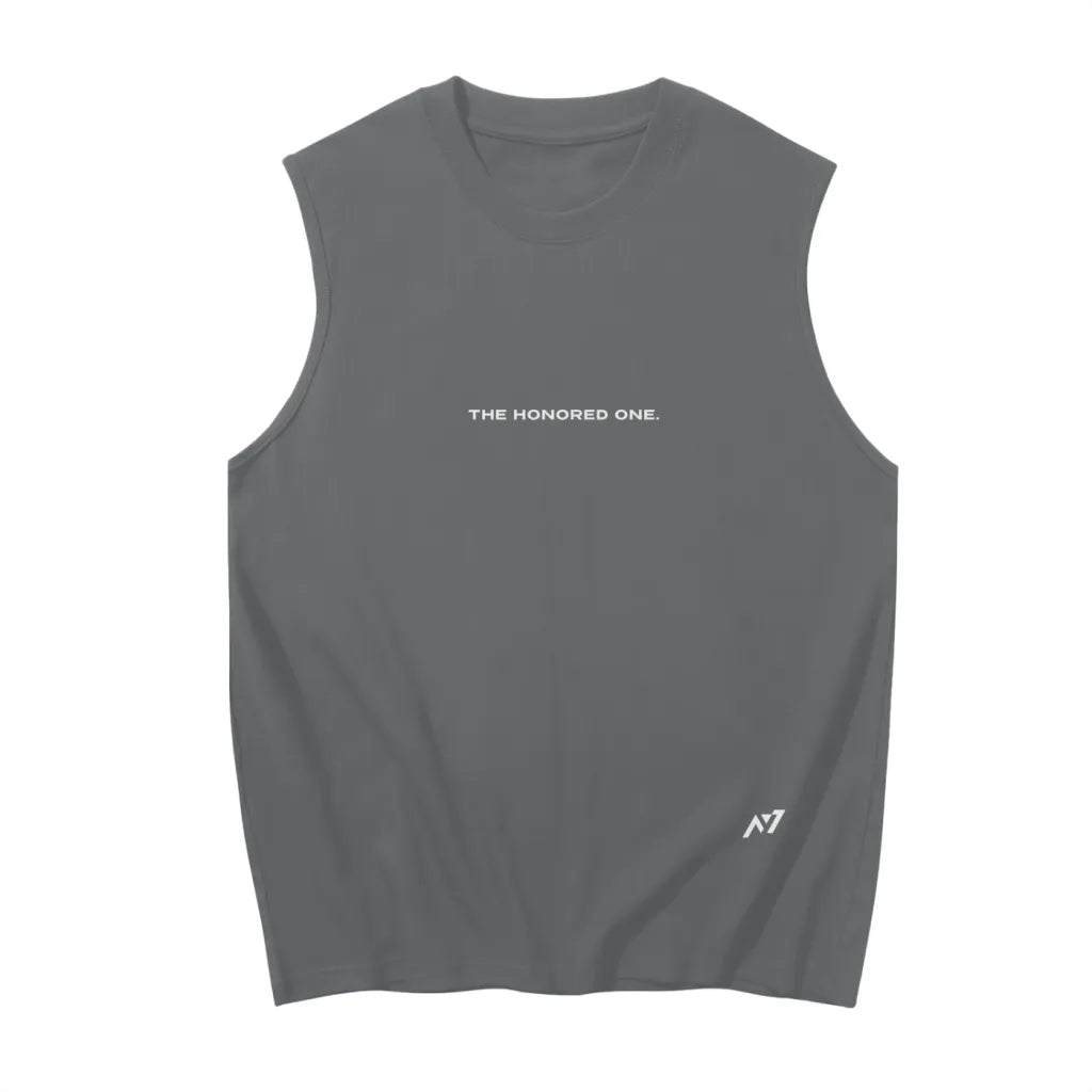 The Honored One Streetwear Tank Top Grey - AY - Line Anime