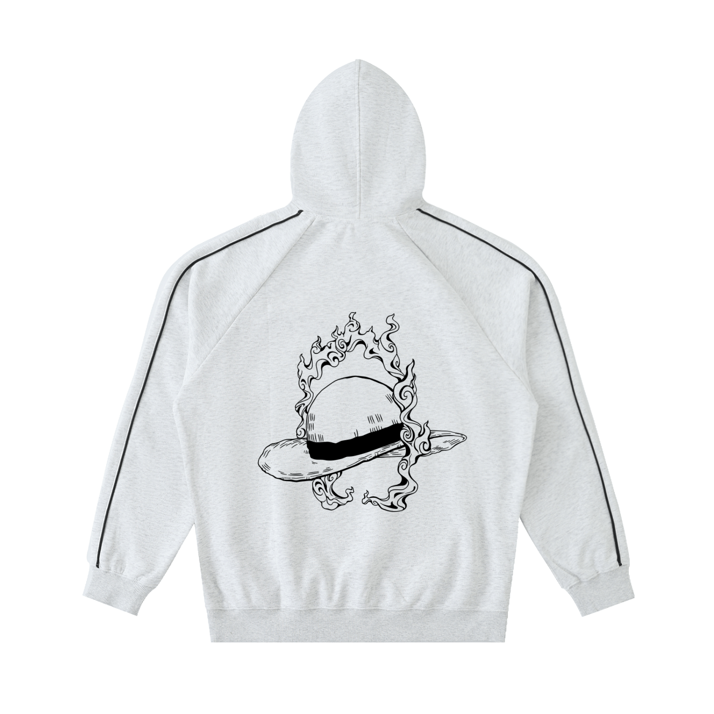 Path of the Pirate King Striped Hoodie - AY - Line Anime