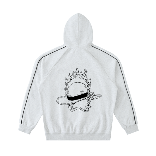 Path of the Pirate King Striped Hoodie - AY - Line Anime