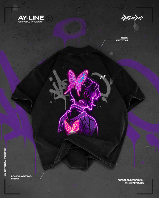 Butterfly Mist Streetwear Shirt - AY - Line Anime