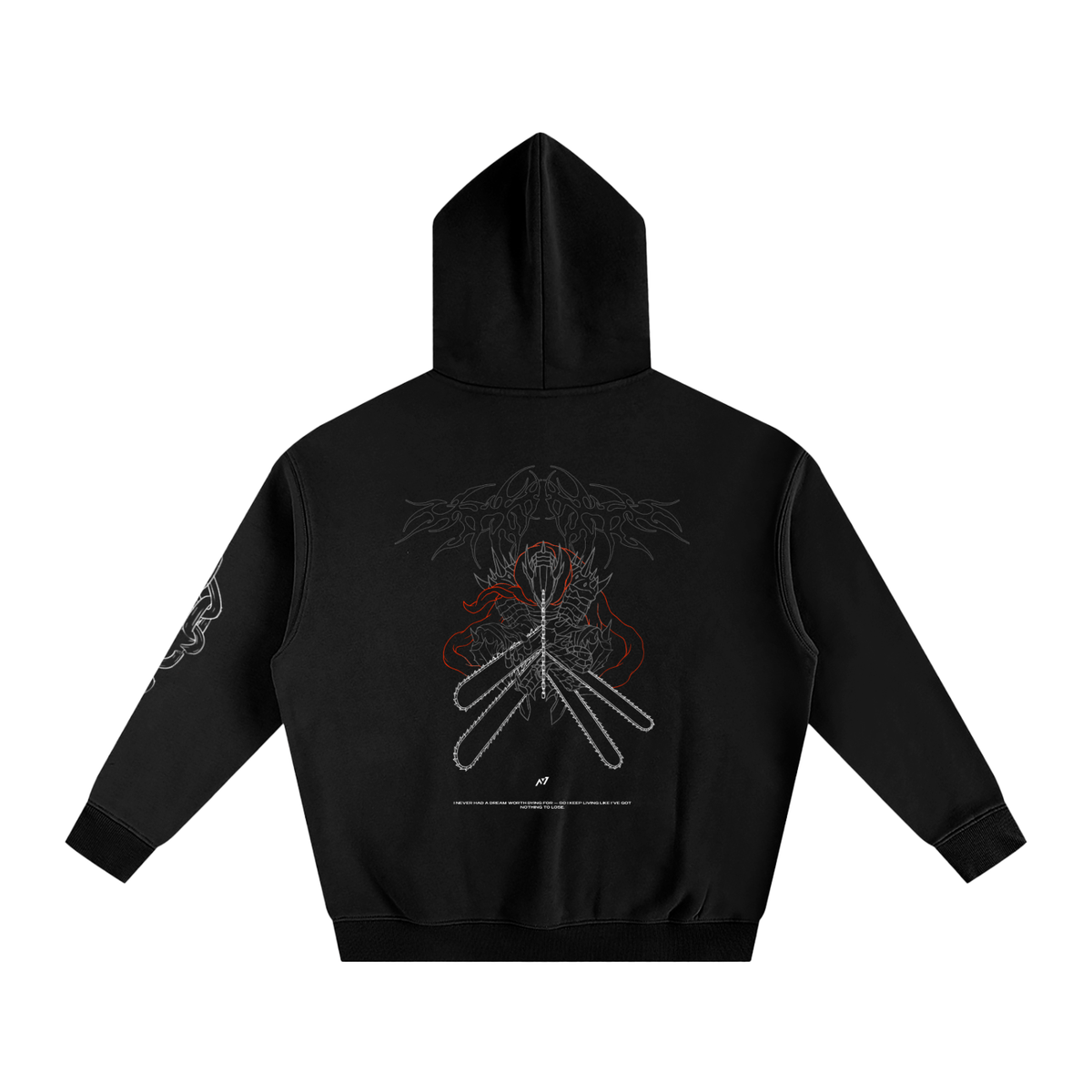 Grind Ritual Streetwear Hoodie - AY - Line Anime