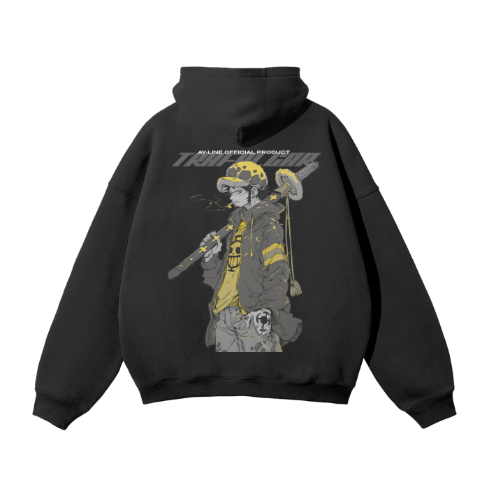 Surgeon of Death Y2K Streetwear Hoodie Black - AY - Line Anime