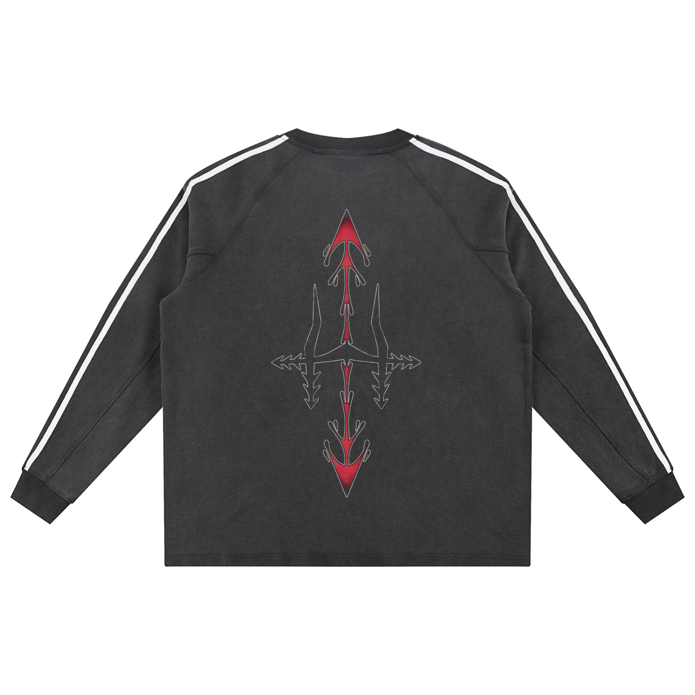 Blood Rite Striped Sweatshirt - AY - Line Anime