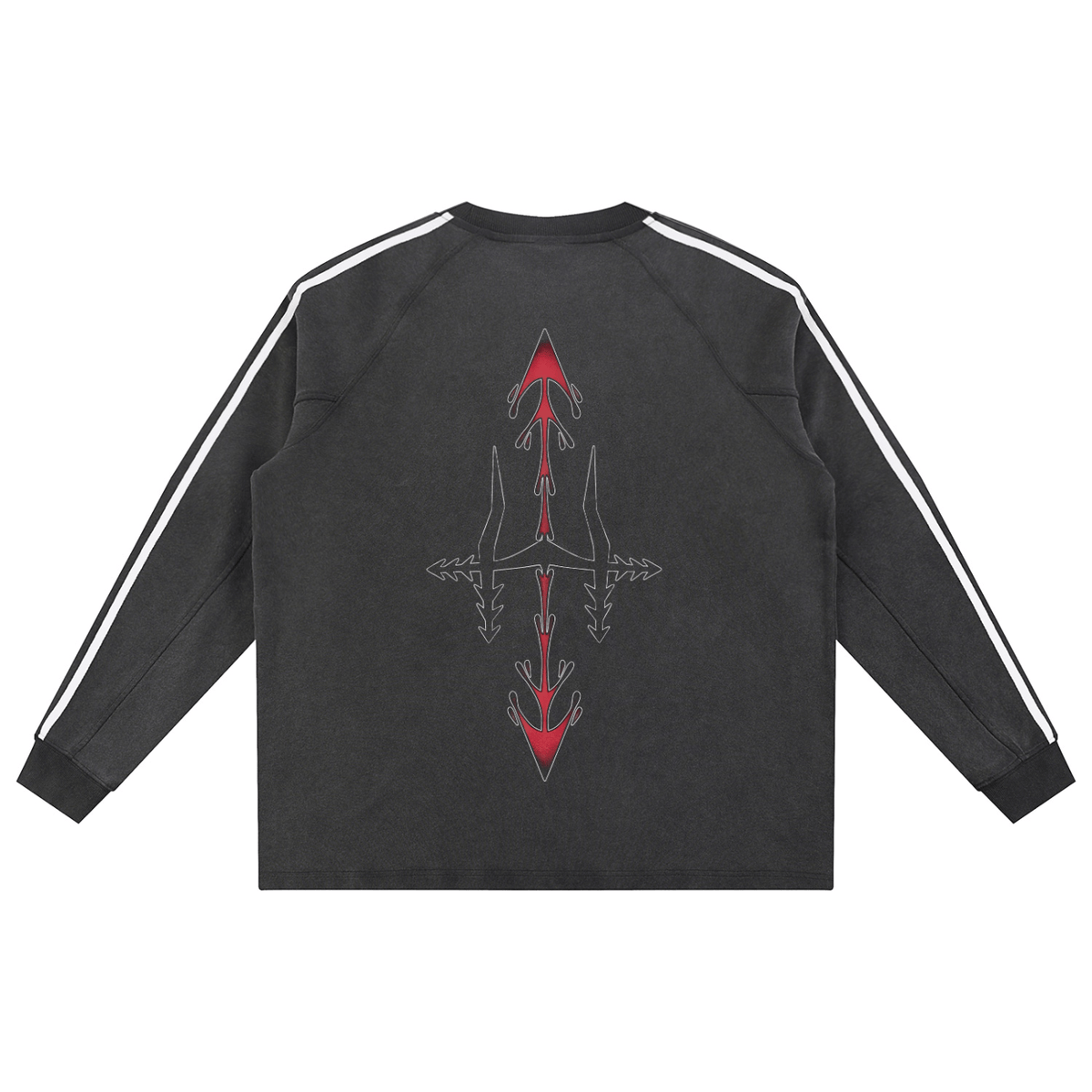 Blood Rite Striped Sweatshirt - AY - Line Anime