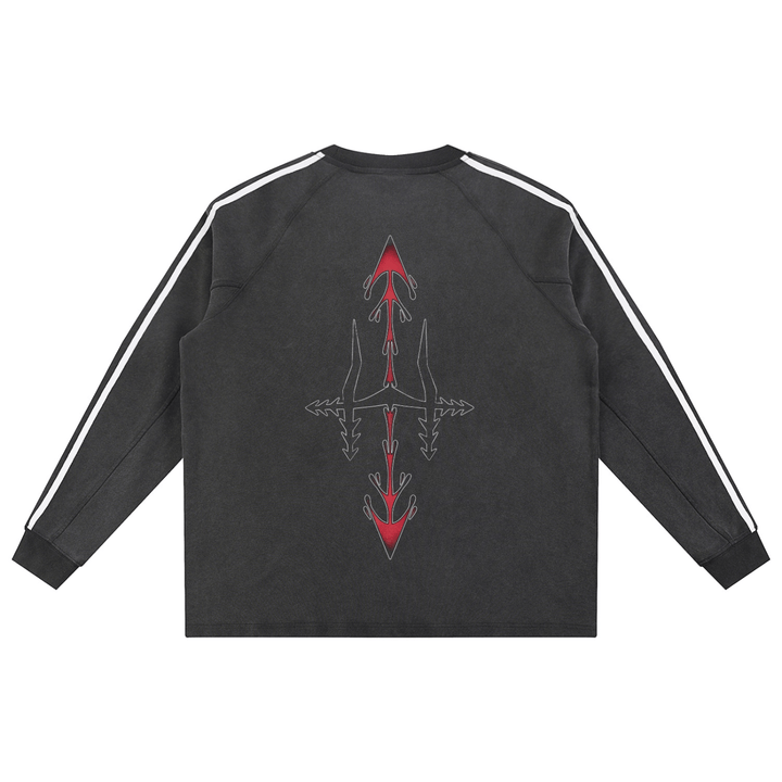 Blood Rite Striped Sweatshirt