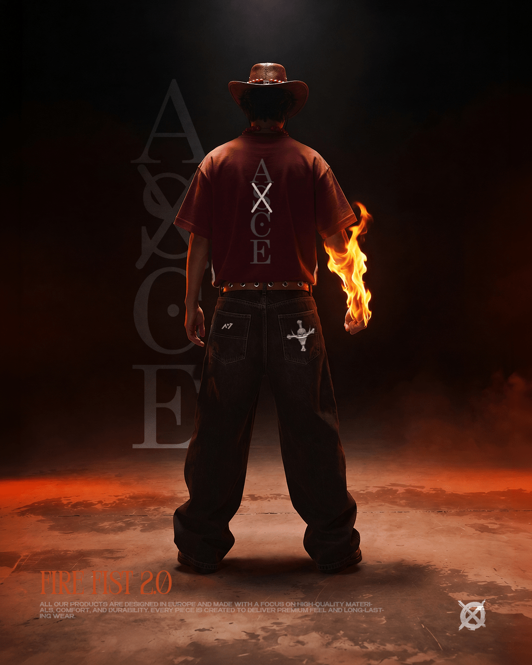 Fire Fist 2.0 Streetwear Shirt - AY - Line Anime