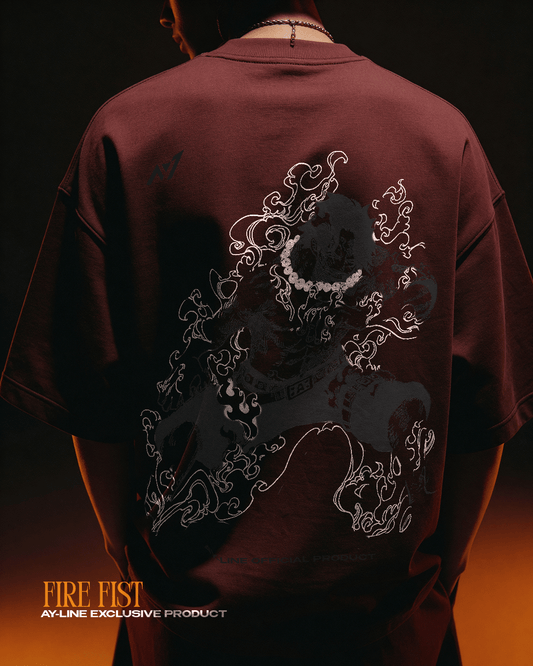 Fire Fist Streetwear Shirt - AY - Line Anime