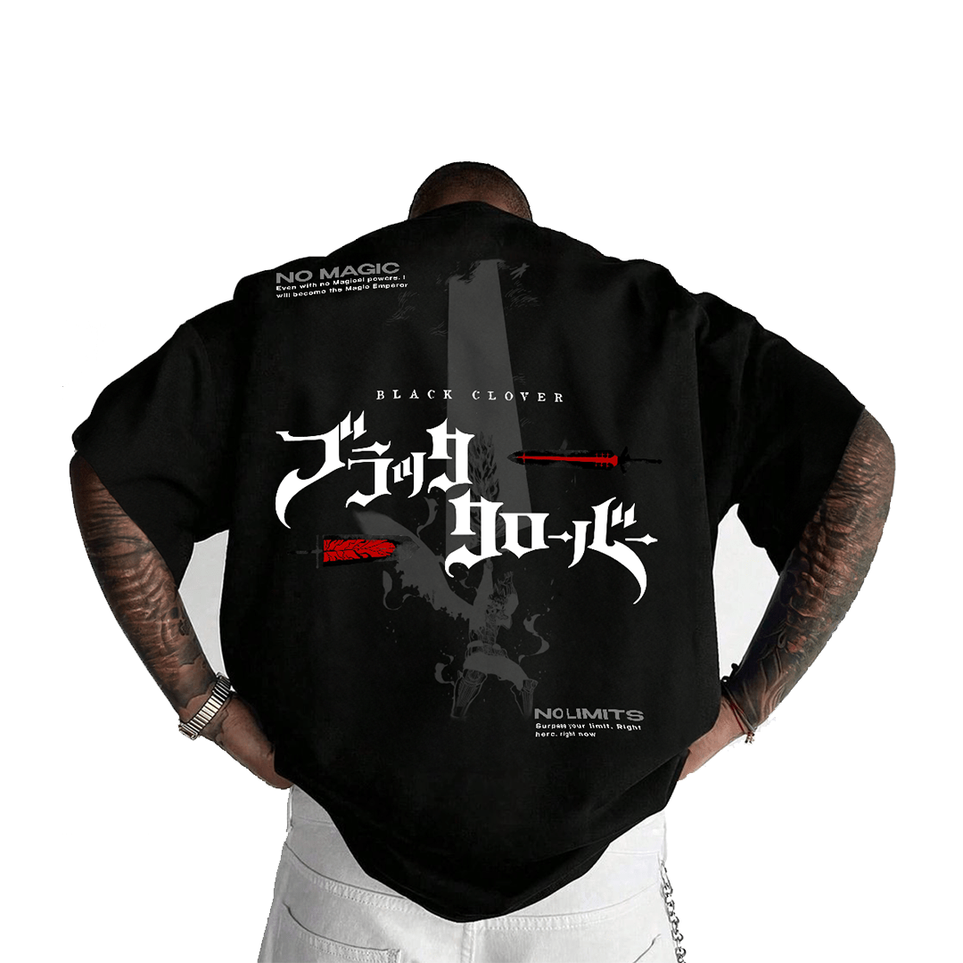 Grimoire Rise Streetwear Shirt Black - AY - Line Anime