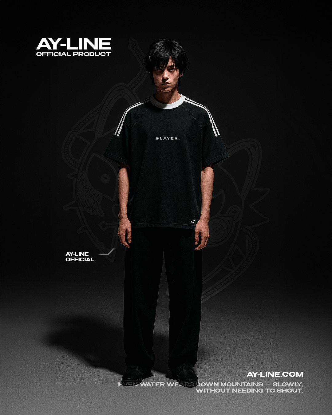 Breakwater Streetwear Crewneck Shirt - AY - Line Anime