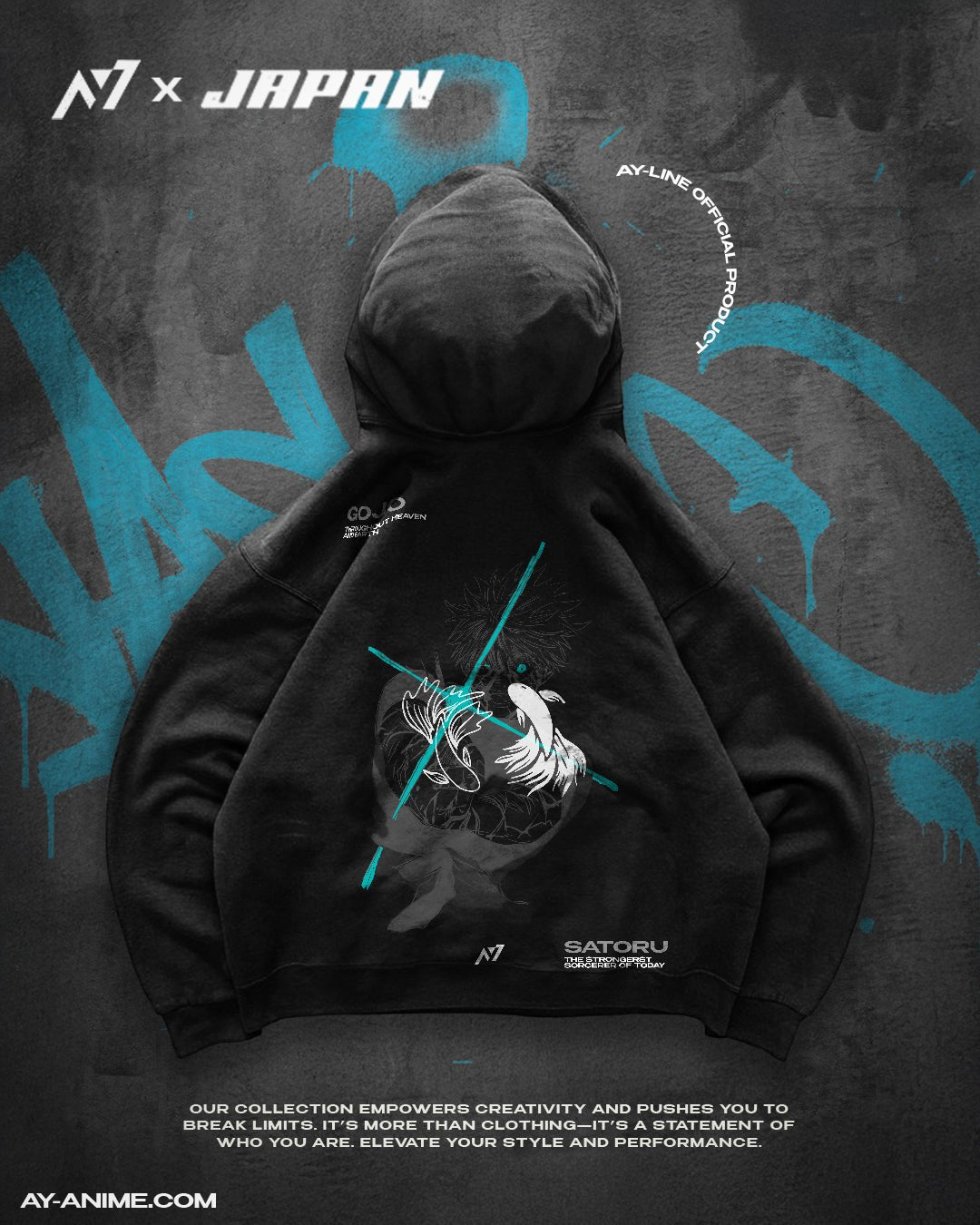 Strongest Sorcerers Streetwear Hoodie - AY - Line Anime