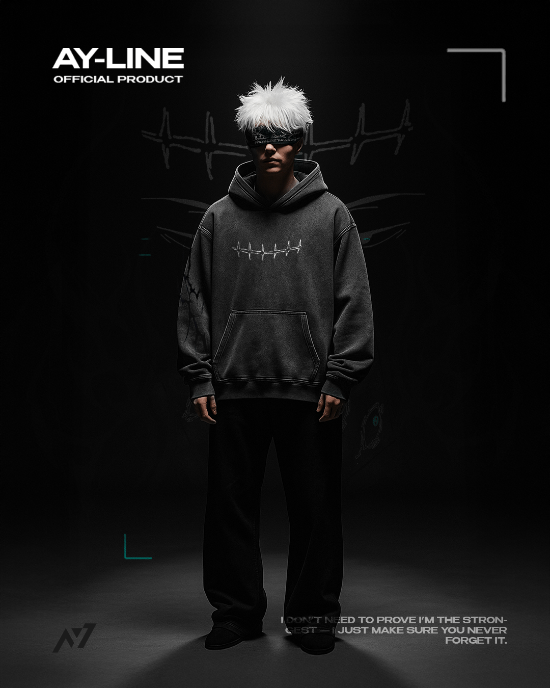 Unholy Bond Streetwear Hoodie - AY - Line Anime