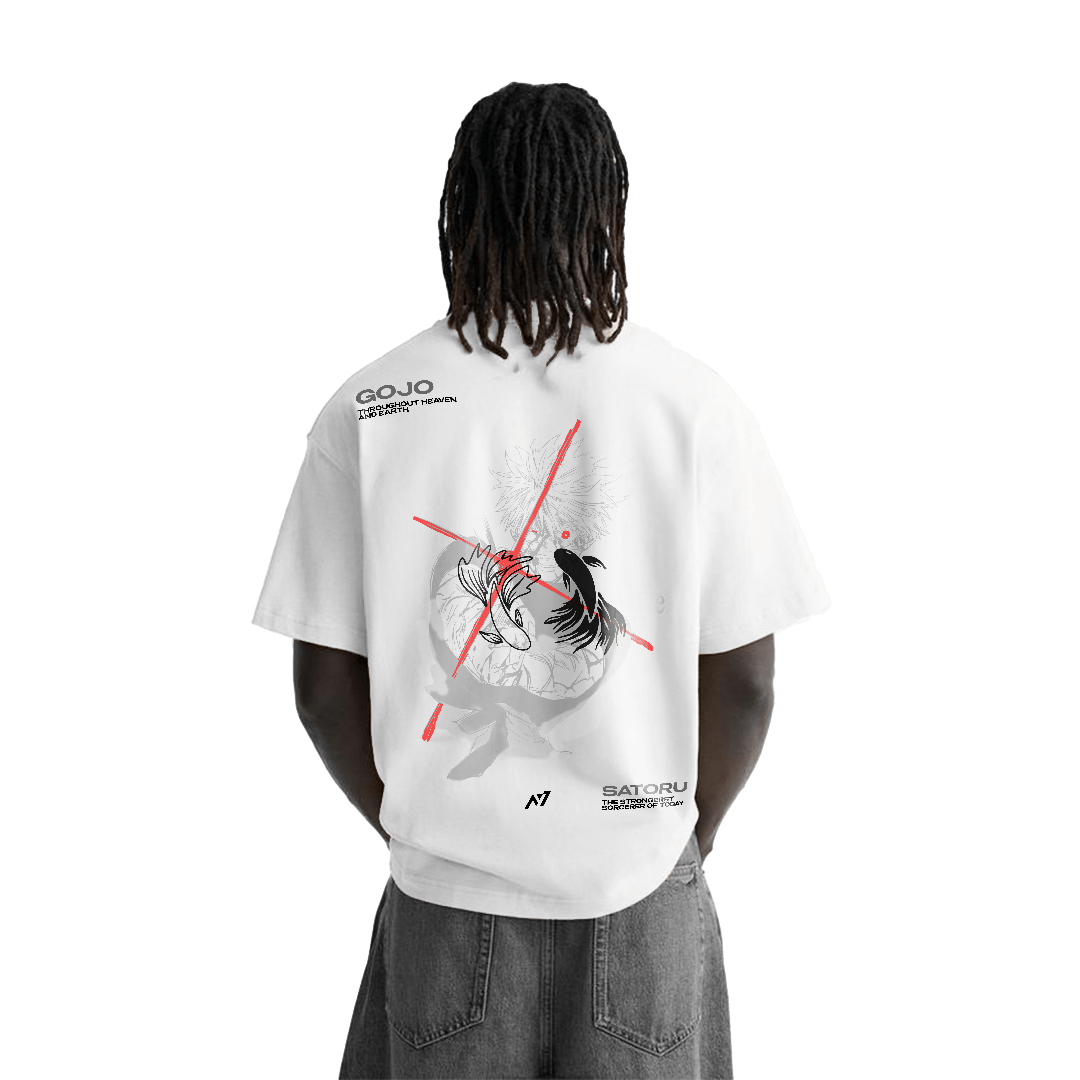 The Strongest Sorcerer Streetwear Shirt White Heavy Weight - AY - Line Anime