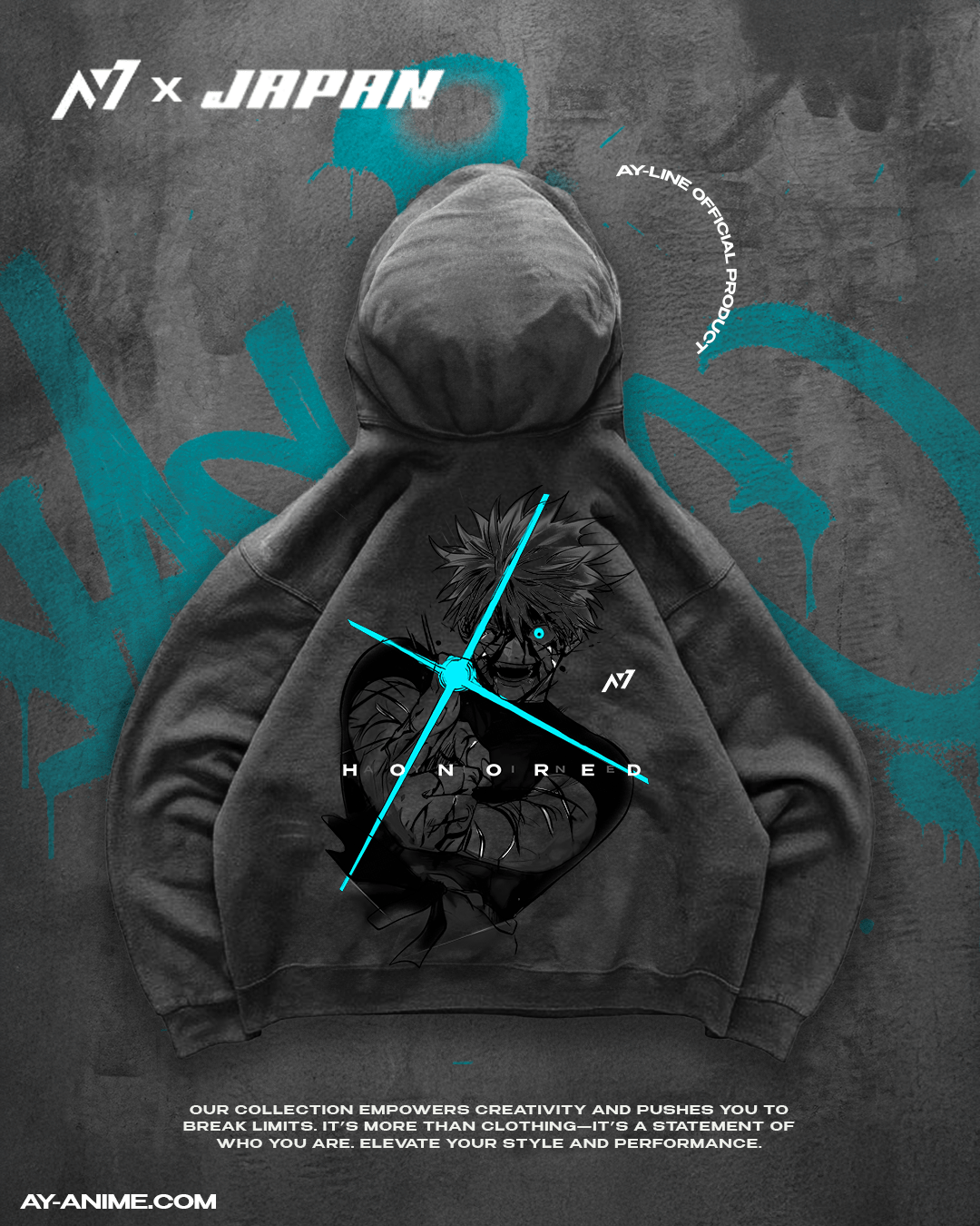 The Honored One 2.0 Premium Hoodie - AY - Line Anime