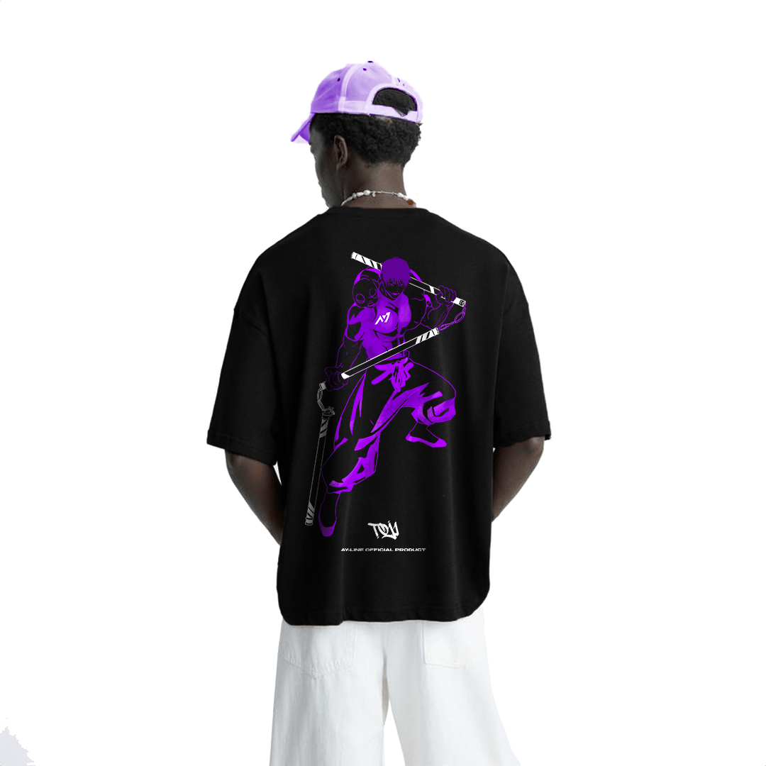 Sorcerer Killer Neon Streetwear Shirt Black - AY - Line Anime