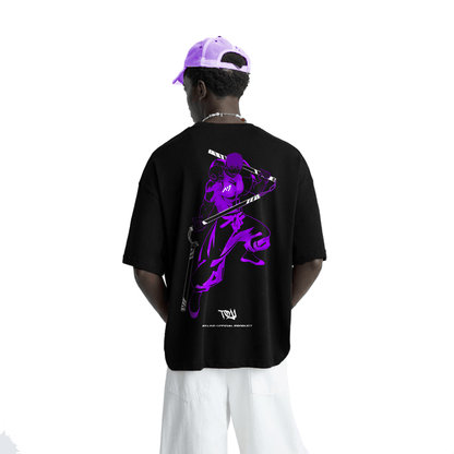 Sorcerer Killer Neon Streetwear Shirt Black - AY - Line Anime