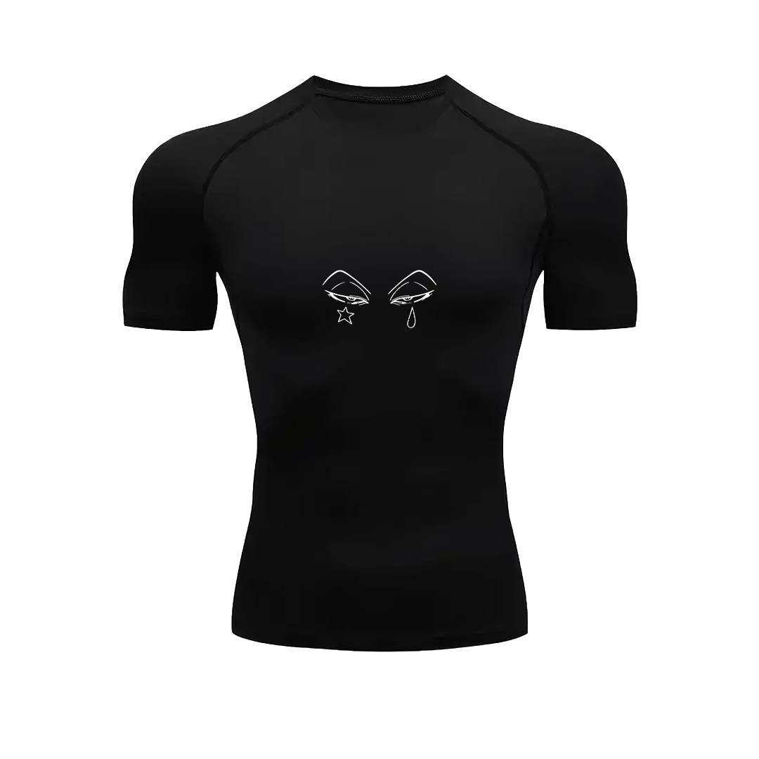 Phantom Jester Streetwear Compression Shirt Black - AY - Line Anime