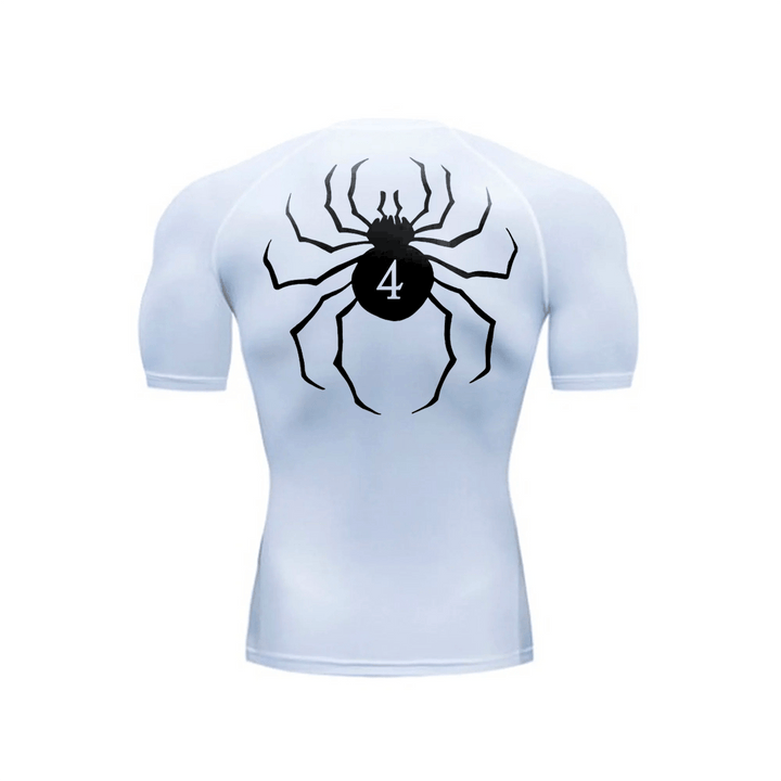 Phantom Jester Streetwear Compression Shirt White