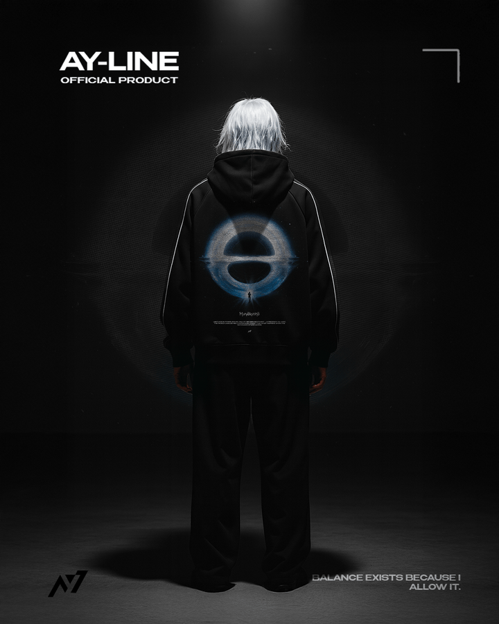 Event Horizon Striped Hoodie