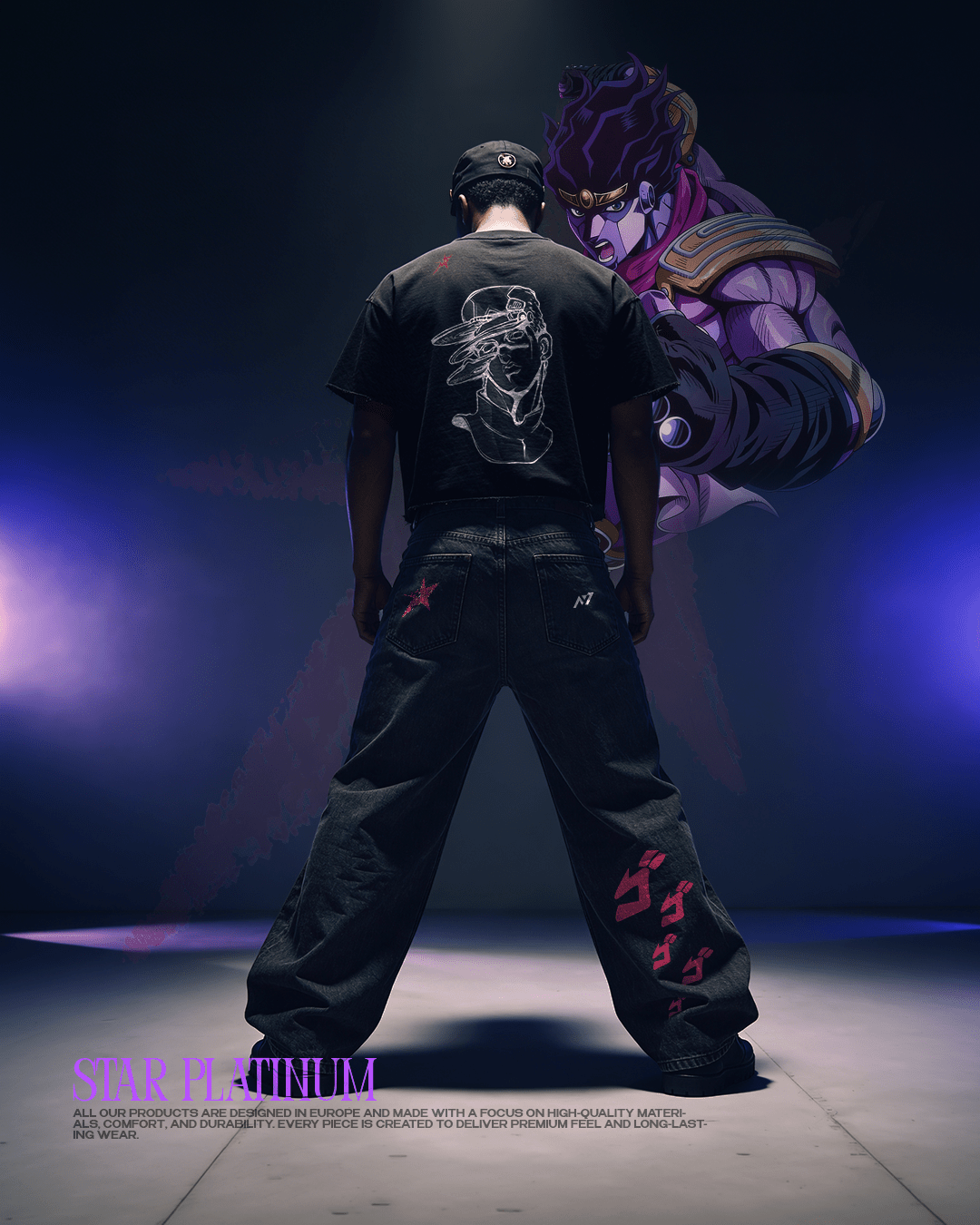 Star Platinum Streetwear Shirt - AY - Line Anime
