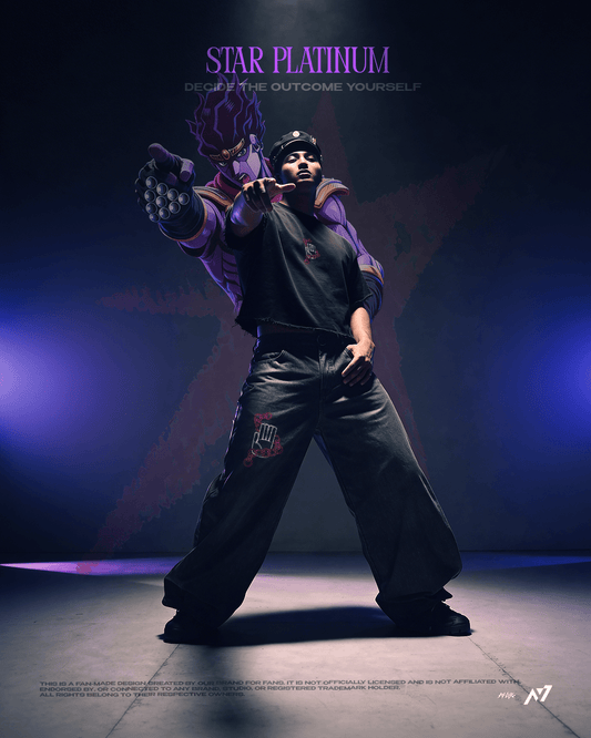 Star Platinum Streetwear Shirt - AY - Line Anime