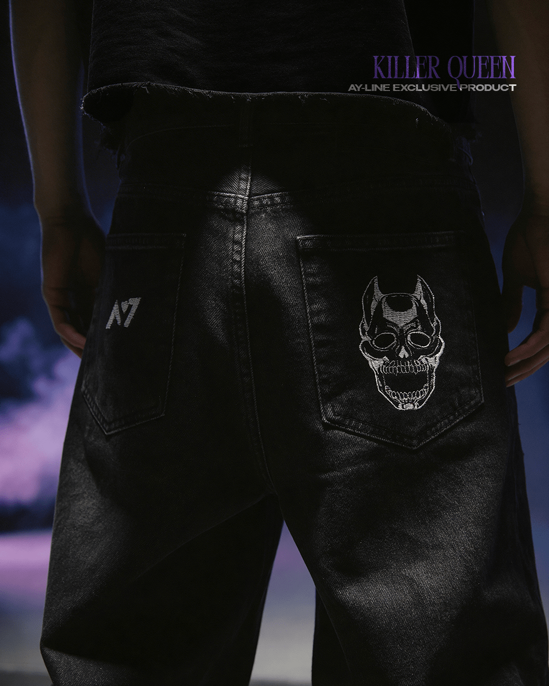 Killer Queen Denim Jeans - AY - Line Anime