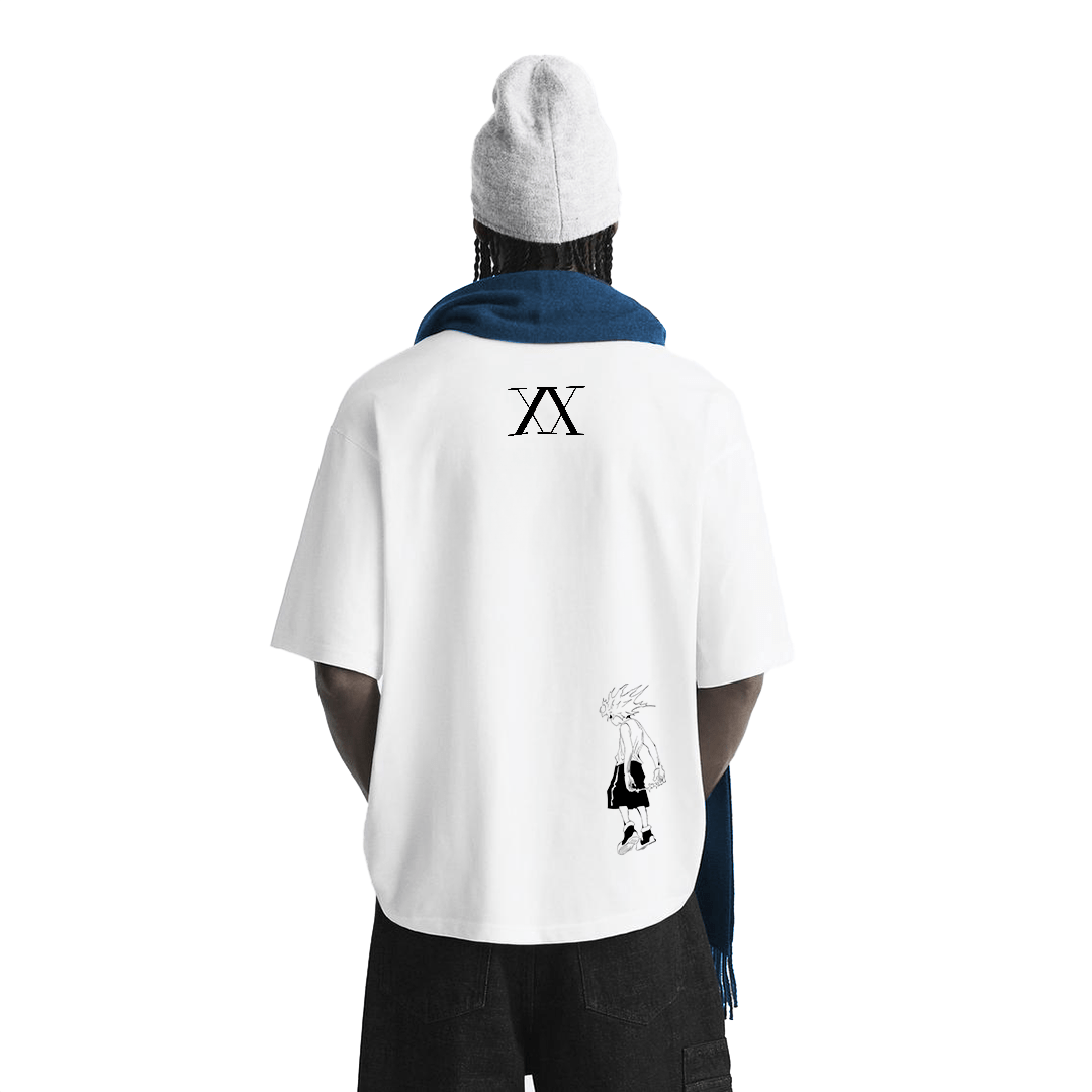 Silent Assassin Streetwear Shirt White Heavy Weight - AY - Line Anime