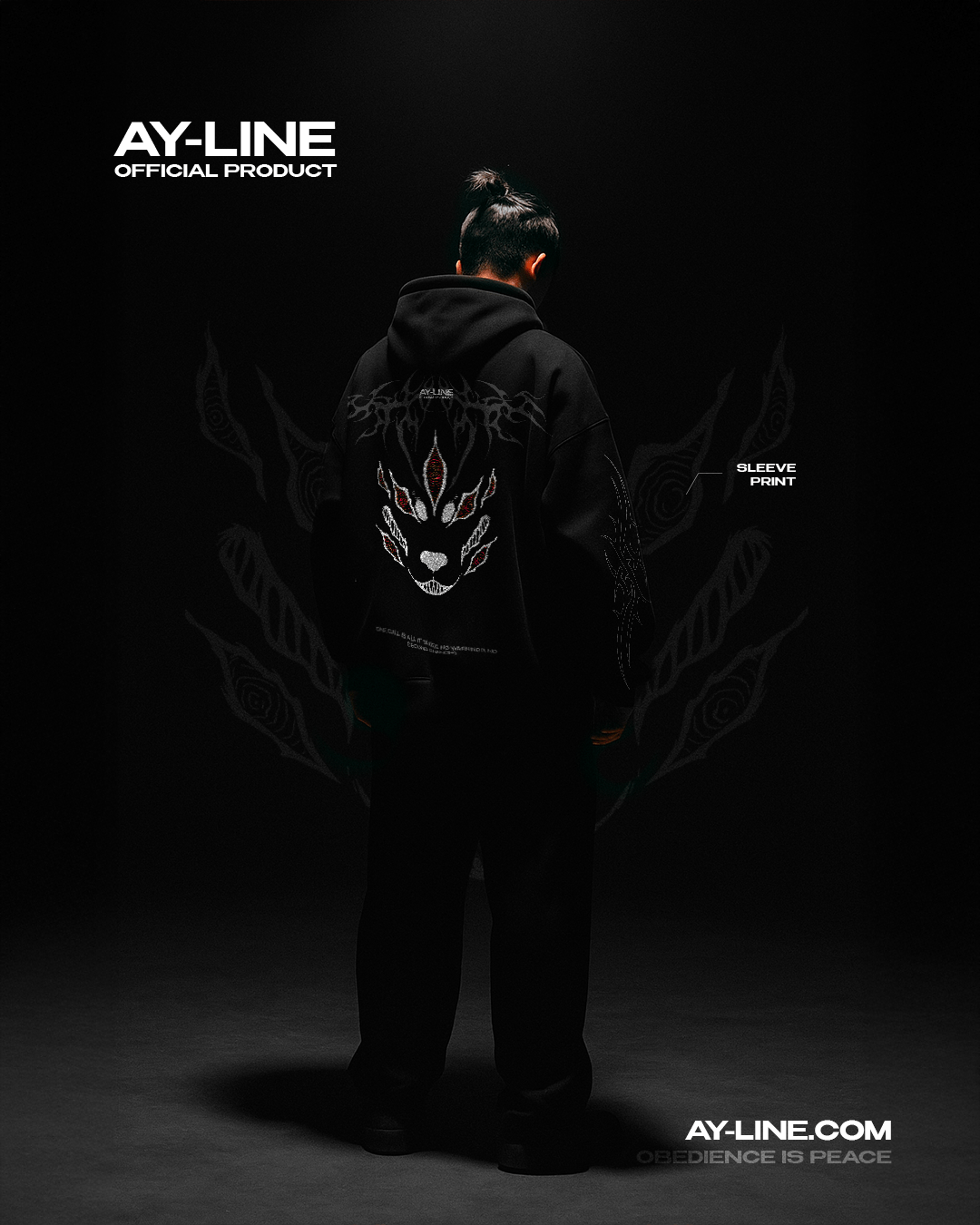 Red Eyes Streetwear Hoodie - AY - Line Anime