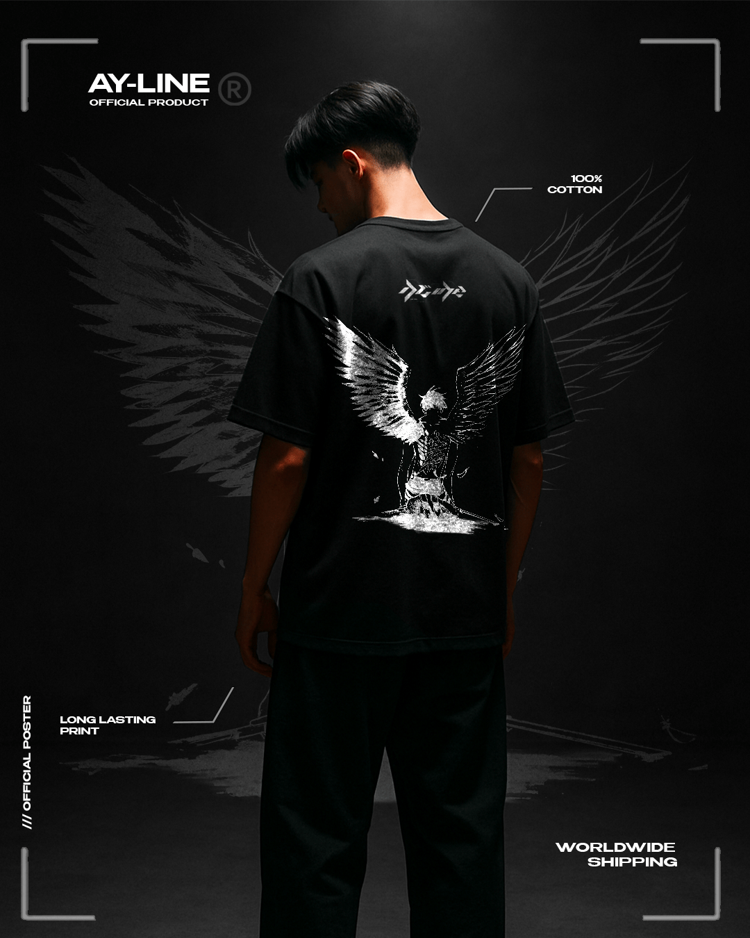 Wings of Destruction Streetwear Shirt - AY - Line Anime