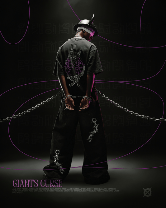 Giants Curse Studded T-Shirt - AY - Line Anime