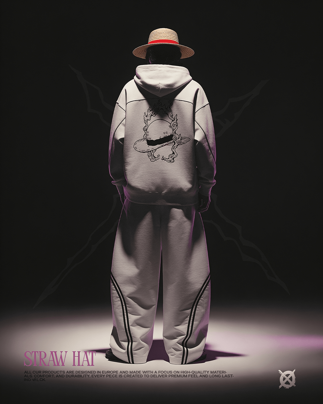 Straw Hat Streetwear Hoodie - AY-Line Anime