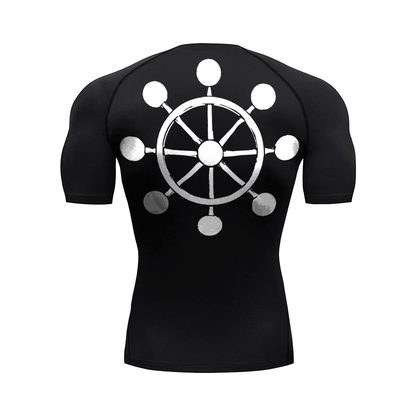 Mahoraga Wheel Compression Shirt - AY - Line Anime