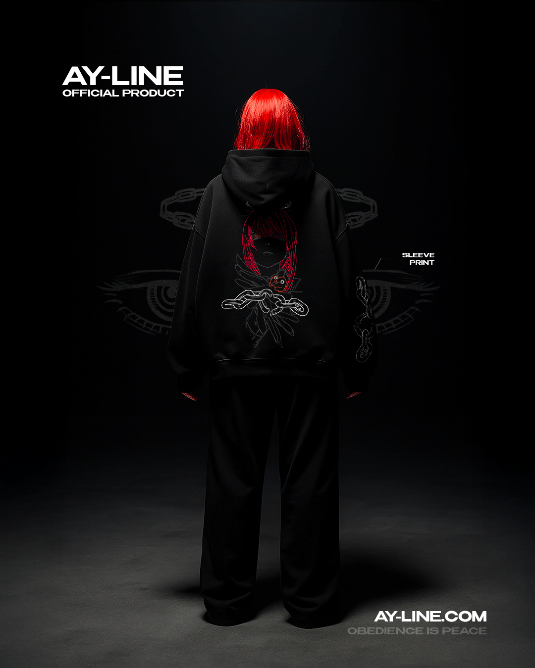 Commandment Streetwear Hoodie - AY - Line Anime