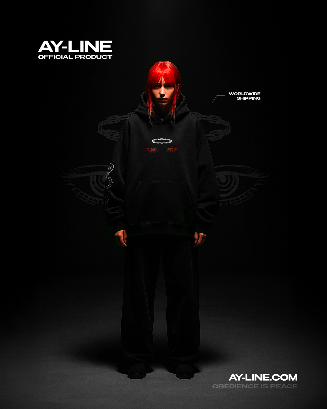 Commandment Streetwear Hoodie - AY - Line Anime