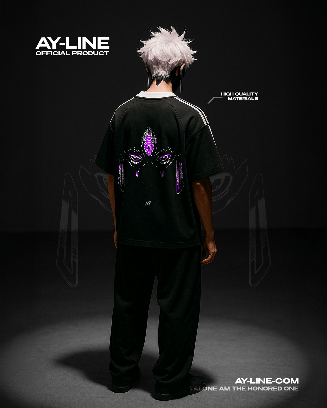 Evil Eye Streetwear Crewneck Shirt - AY - Line Anime