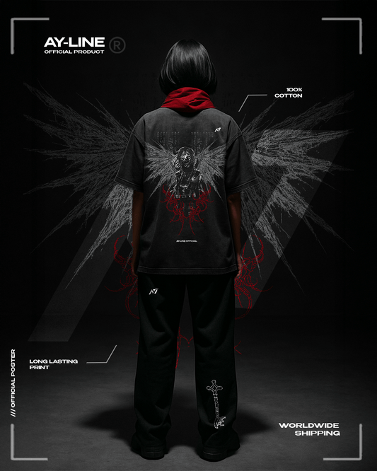 For His Sake Streetwear Shirt Washed Dark - AY - Line Anime