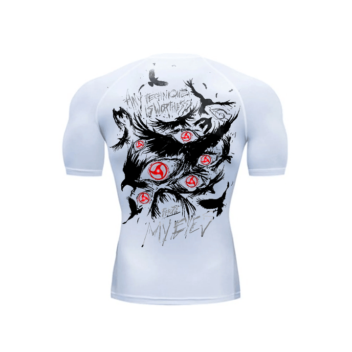 Dark Raven 2.0 Compression Shirt White