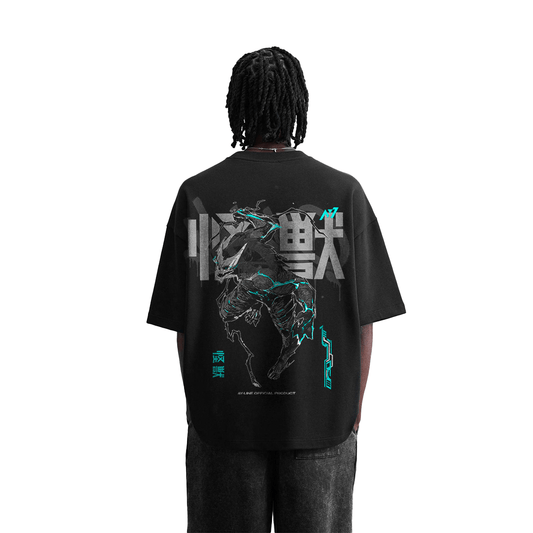 Kaiju Surge Streetwear Shirt Black - AY - Line Anime