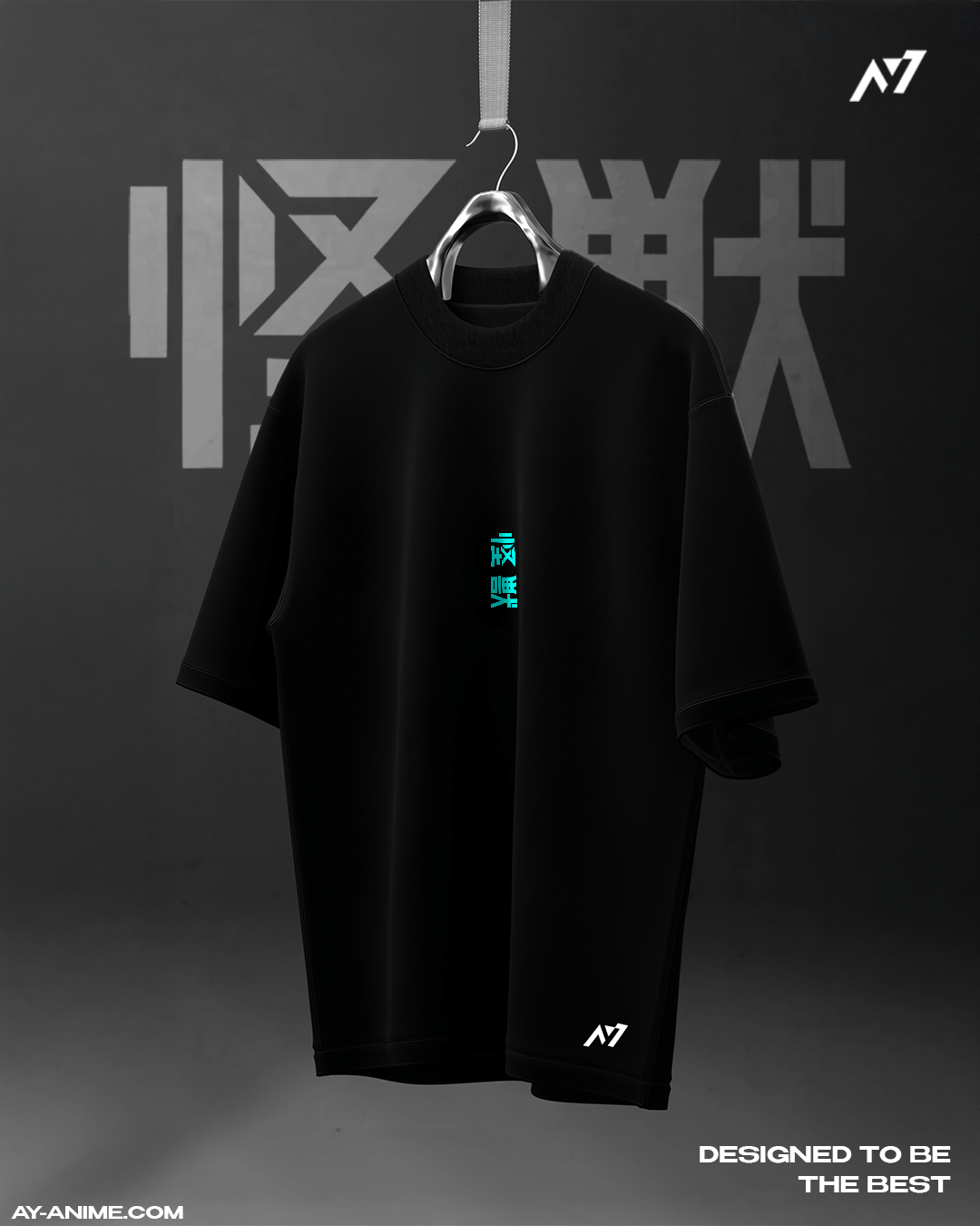 Kaiju Surge Streetwear Shirt Black - AY - Line Anime