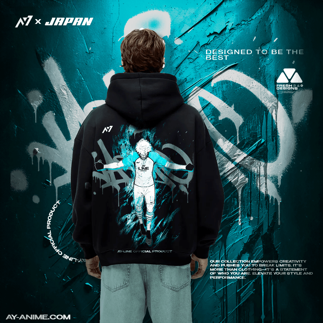 Pure Talent Streetwear Hoodie - AY - Line Anime