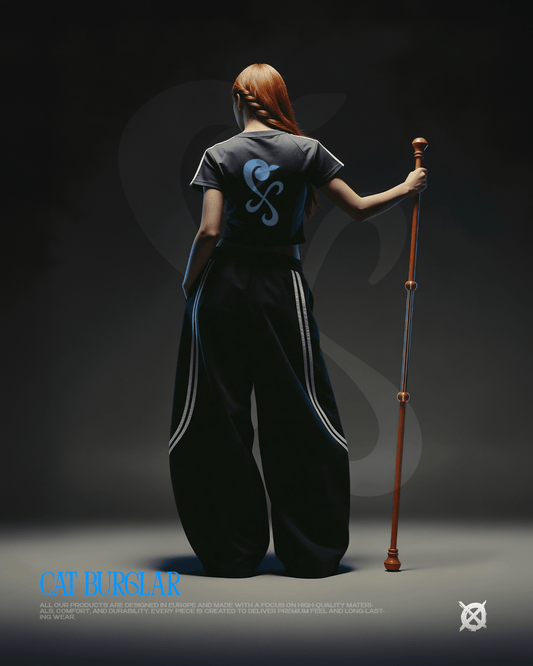 Cat Burglar Full Zip Short Sleeve - AY - Line Anime