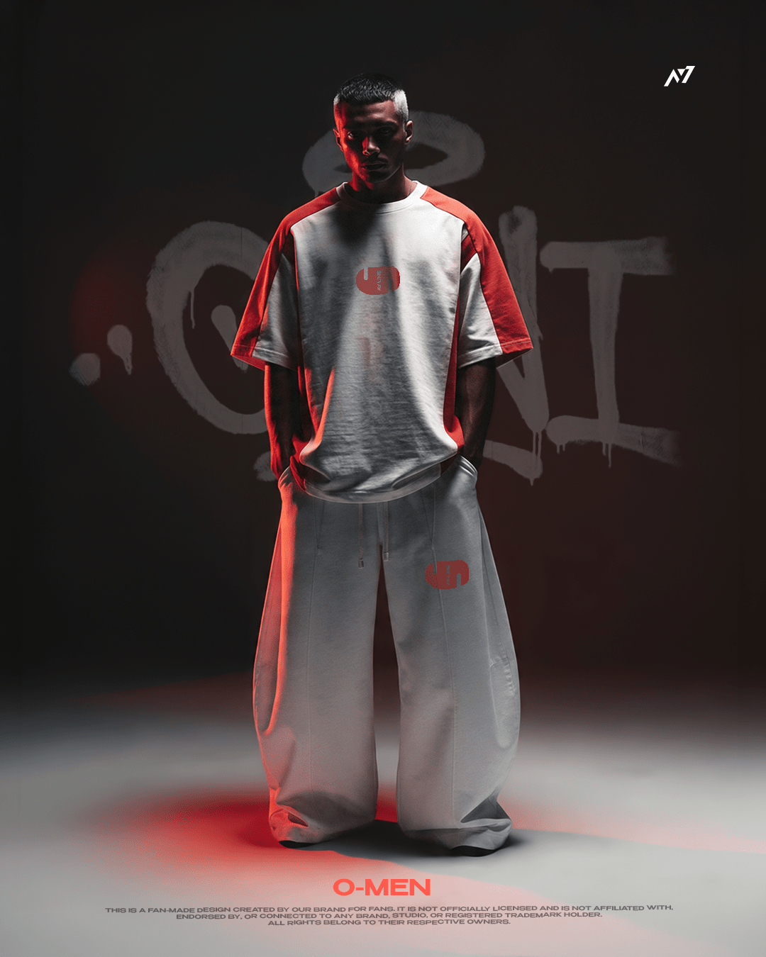 O - Men Streetwear Shirt - AY - Line Anime