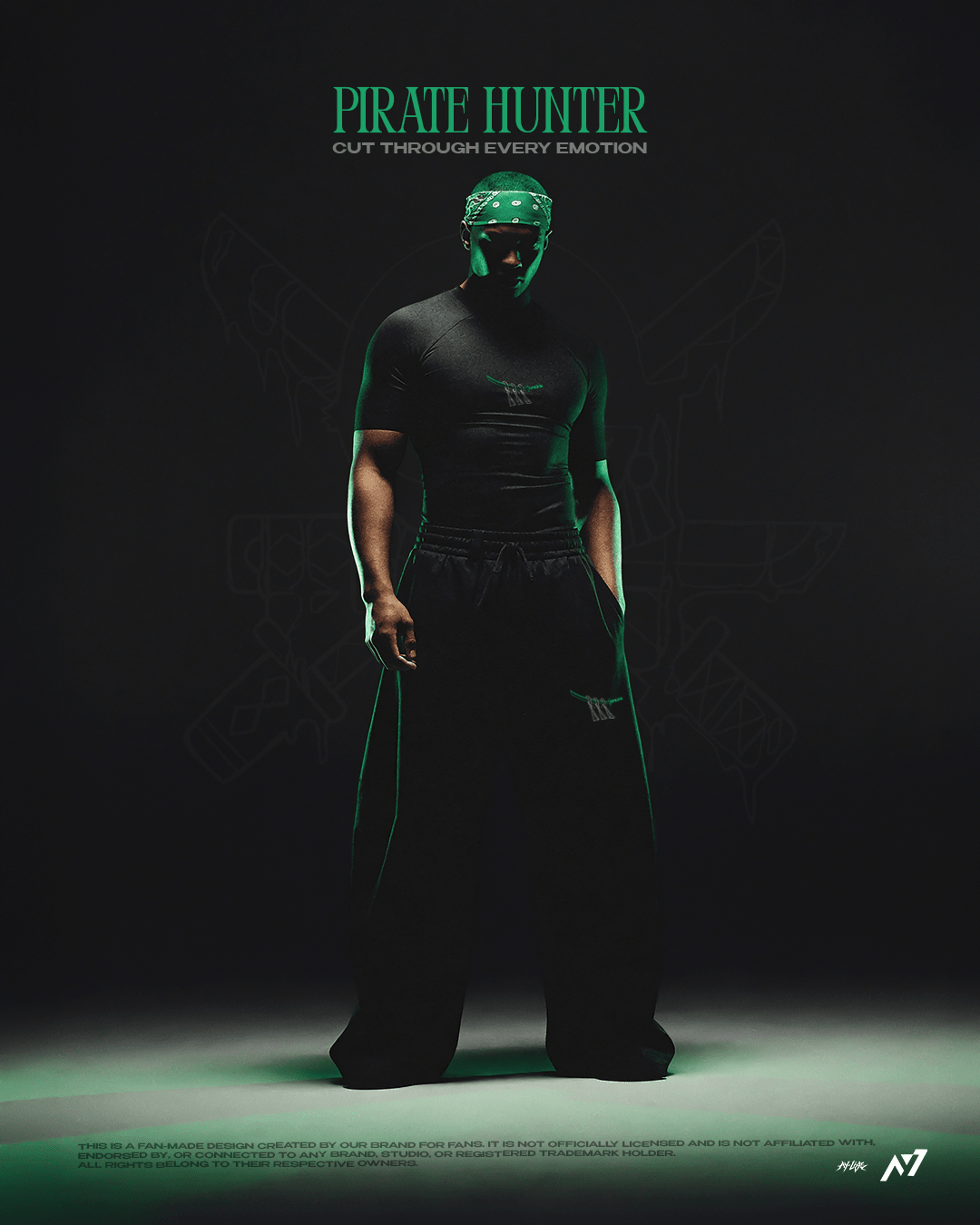 Pirate Hunter Compression Shirt - AY - Line Anime
