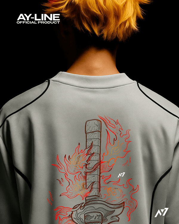 Fire Hashira Streetwear Racing Shirt - AY - Line Anime