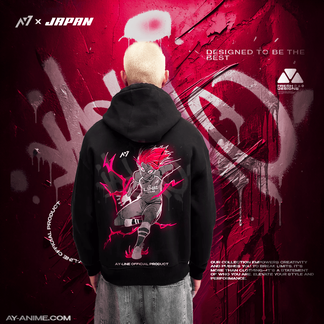 Pure Speed Streetwear Hoodie - AY - Line Anime