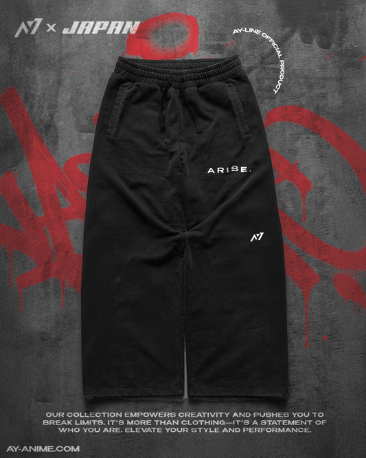 Demonic Blade Streetwear Washed Baggy Joggers - AY - Line Anime