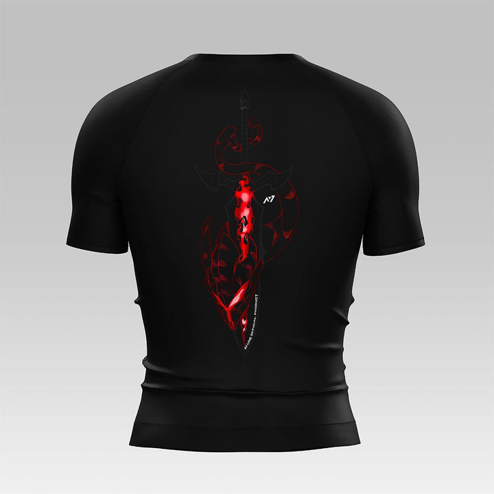 Camisa de compresión de cuchilla demoníaca