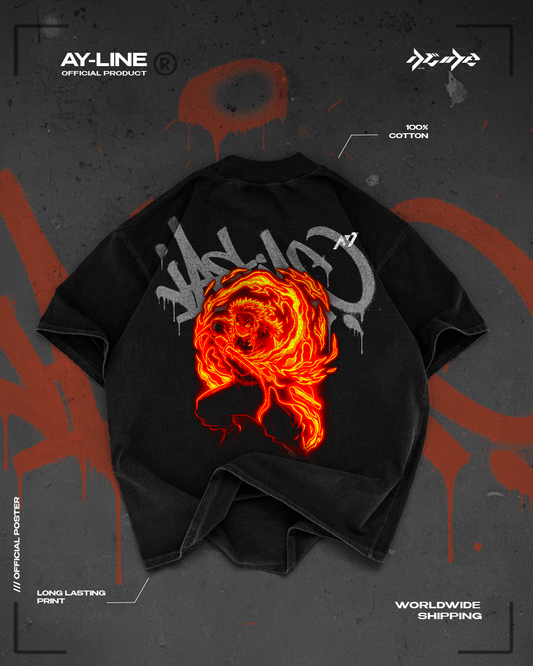 Last Flame Streetwear Shirt - AY - Line Anime