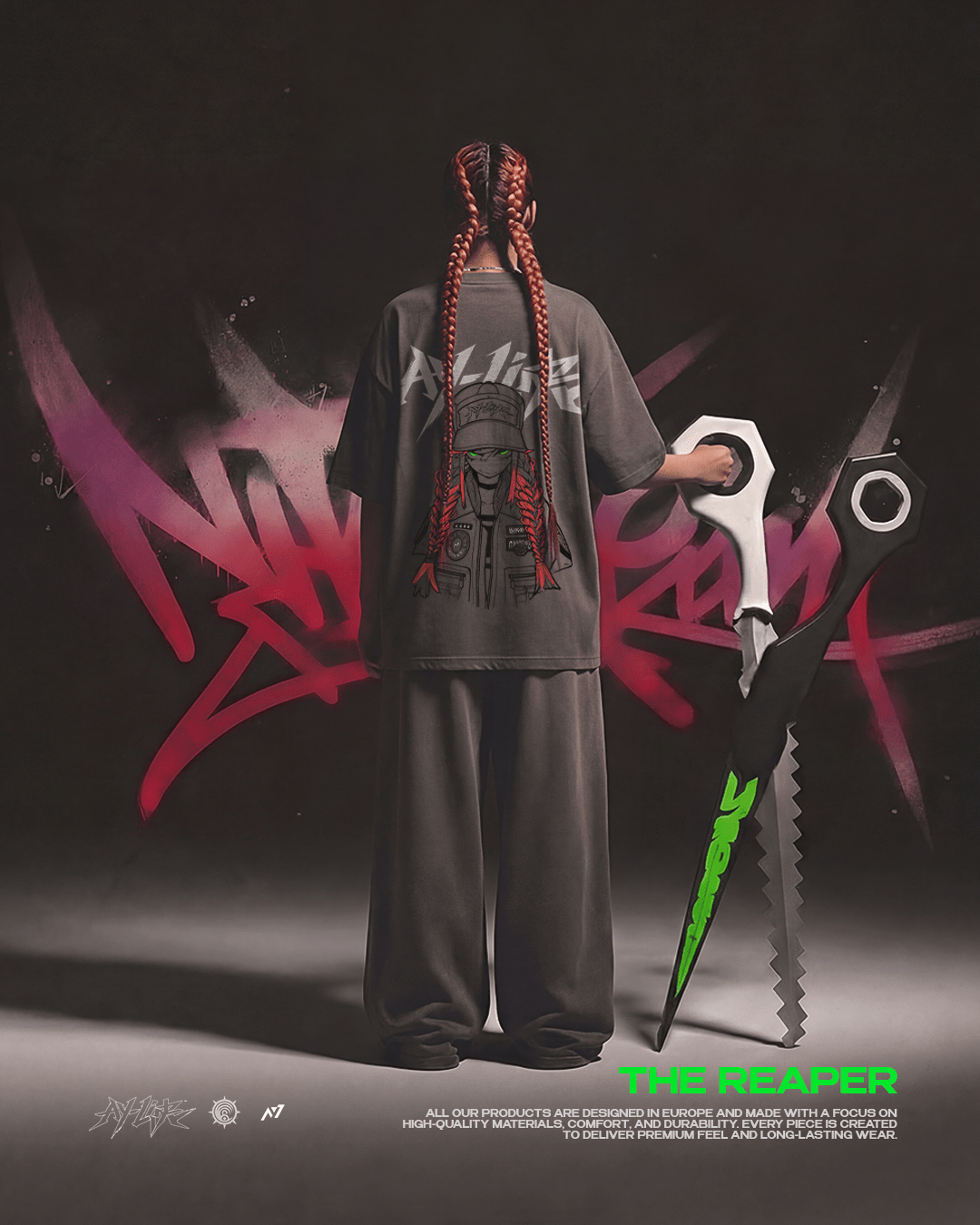 The Reaper Streetwear Shirt - AY - Line Anime