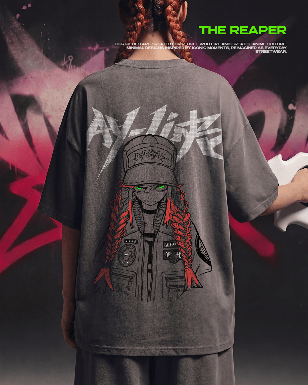 The Reaper Streetwear Shirt - AY - Line Anime